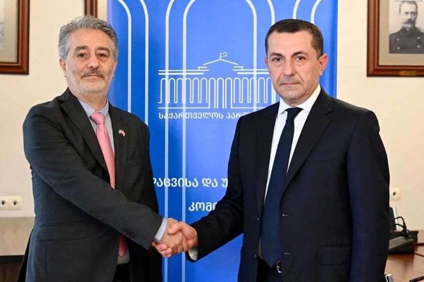 ალექსანდრე ტაბატაძე ისრაელის საგანგებო და სრულუფლებიან ელჩს შეხვდა