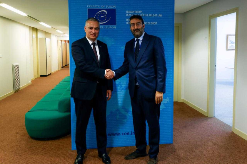 საქართველოს იუსტიციის მინისტრმა ევროპის საბჭოს ადამიანის უფლებებისა და სამართლის უზენაესობის გენერალურ დირექტორთან თანამშრომლობის საკითხები განიხილა
