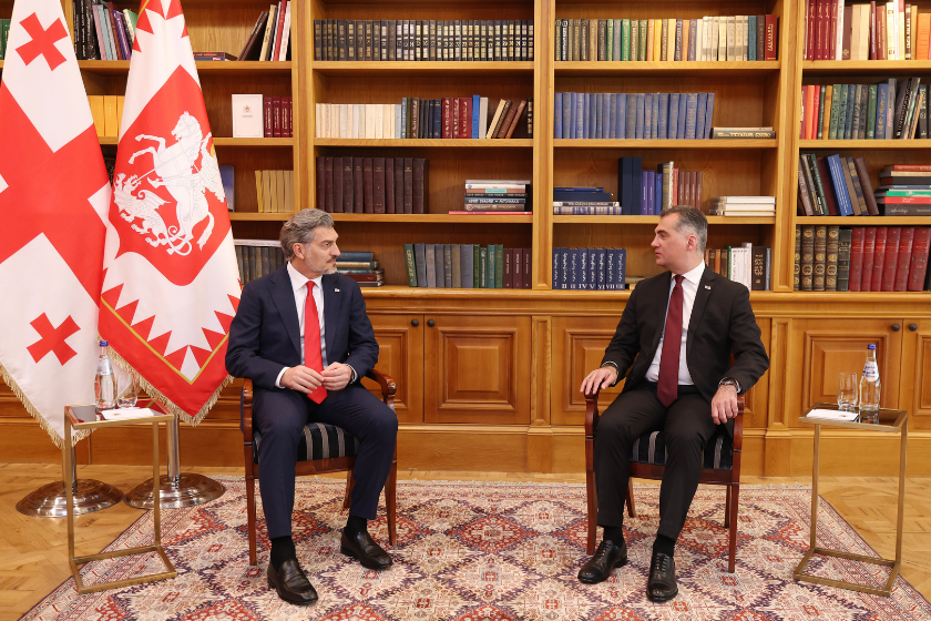 საქართველოს პრეზიდენტი, მიხეილ ყაველაშვილი ისრაელის სახელმწიფოში საქართველოს ახლად დანიშნულ საგანგებო და სრულუფლებიან ელჩს, ბექა დვალს შეხვდა