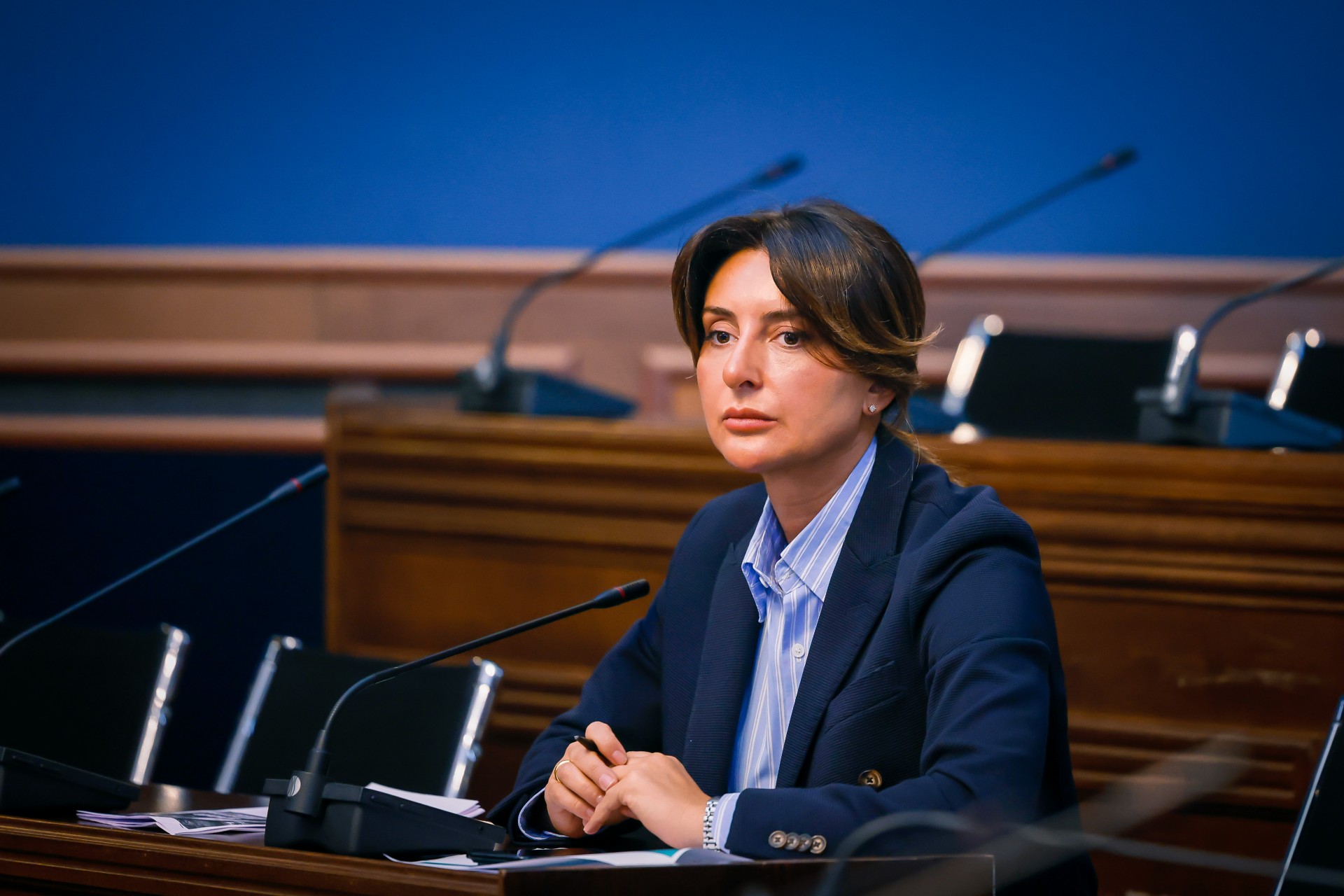 ნინო ლაცაბიძემ რუსთავში ატმოსფერული ჰაერის მდგომარეობის შესახებ მოხსენება წარადგინა