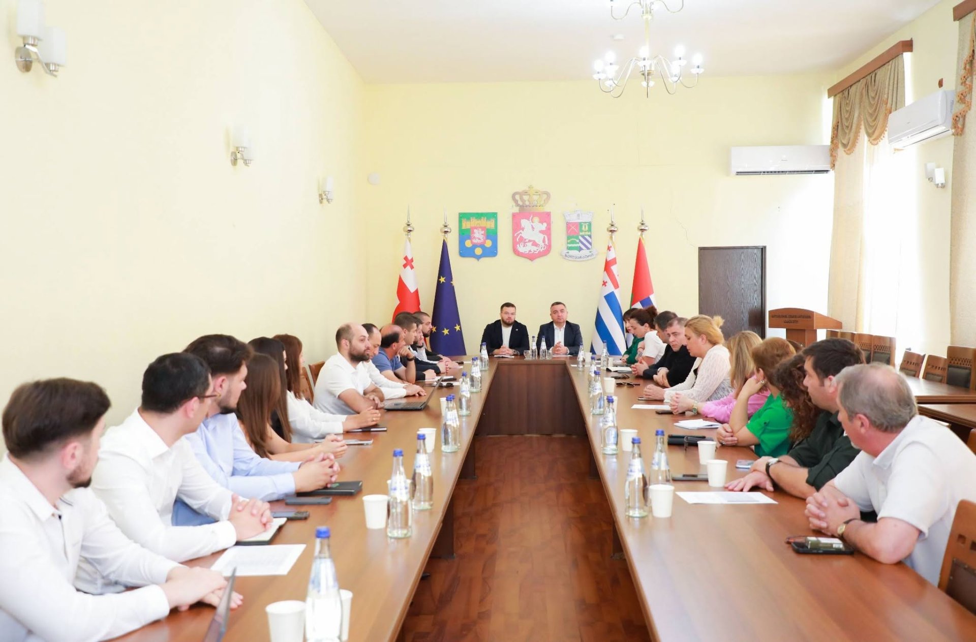 მაჭახელას დაცული ლანდშაფტის მართვისა და განვითარების საკითხებზე ხელვაჩაურის მუნიციპალიტეტის მერიაში საკოორდინაციო შეხვედრა გაიმართა