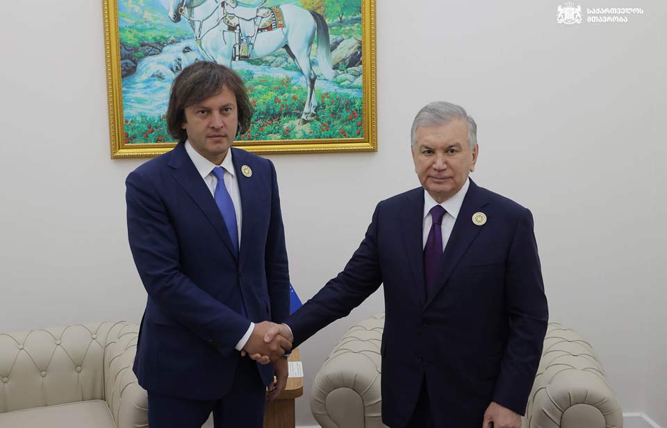 თბილისში დღეს უზბეკეთის პრეზიდენტი ჩამოდის