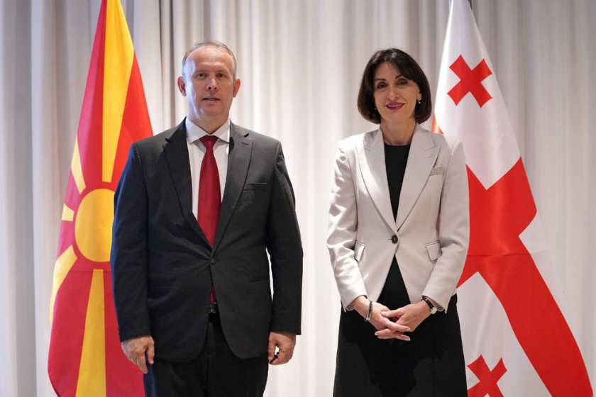 მაკა ბოჭორიშვილი ჩრდილოეთ მაკედონიის რესპუბლიკის ასამბლეის პრეზიდენტს აფრიმ გაშის შეხვდა