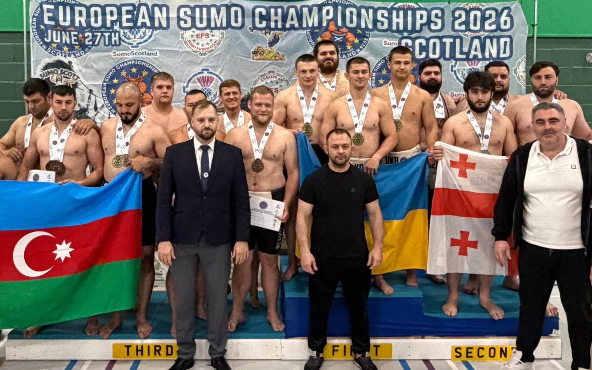 საქართველოს სუმოს ეროვნულმა ნაკრებმა ევროპის ჩემპიონატზე ასპარეზობა გუნდური ვერცხლის და ექვსი ინდივიდუალური  მედლით დაასრულა
