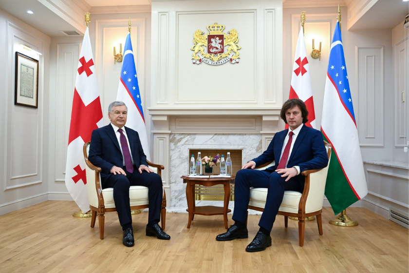 უზბეკეთის პრეზიდენტის ადმინისტრაცია: უზბეკეთის პრეზიდენტმა და საქართველოს პრემიერ-მინისტრმა პოლიტიკური, სავაჭრო-ეკონომიკური და საინვესტიციო ურთიერთობების გაღრმავების საკითხები განიხილეს