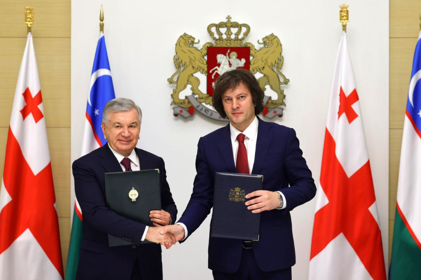 საქართველოსა და უზბეკეთის რესპუბლიკას შორის სტრატეგიული პარტნიორობის შეთანხმება გაფორმდა