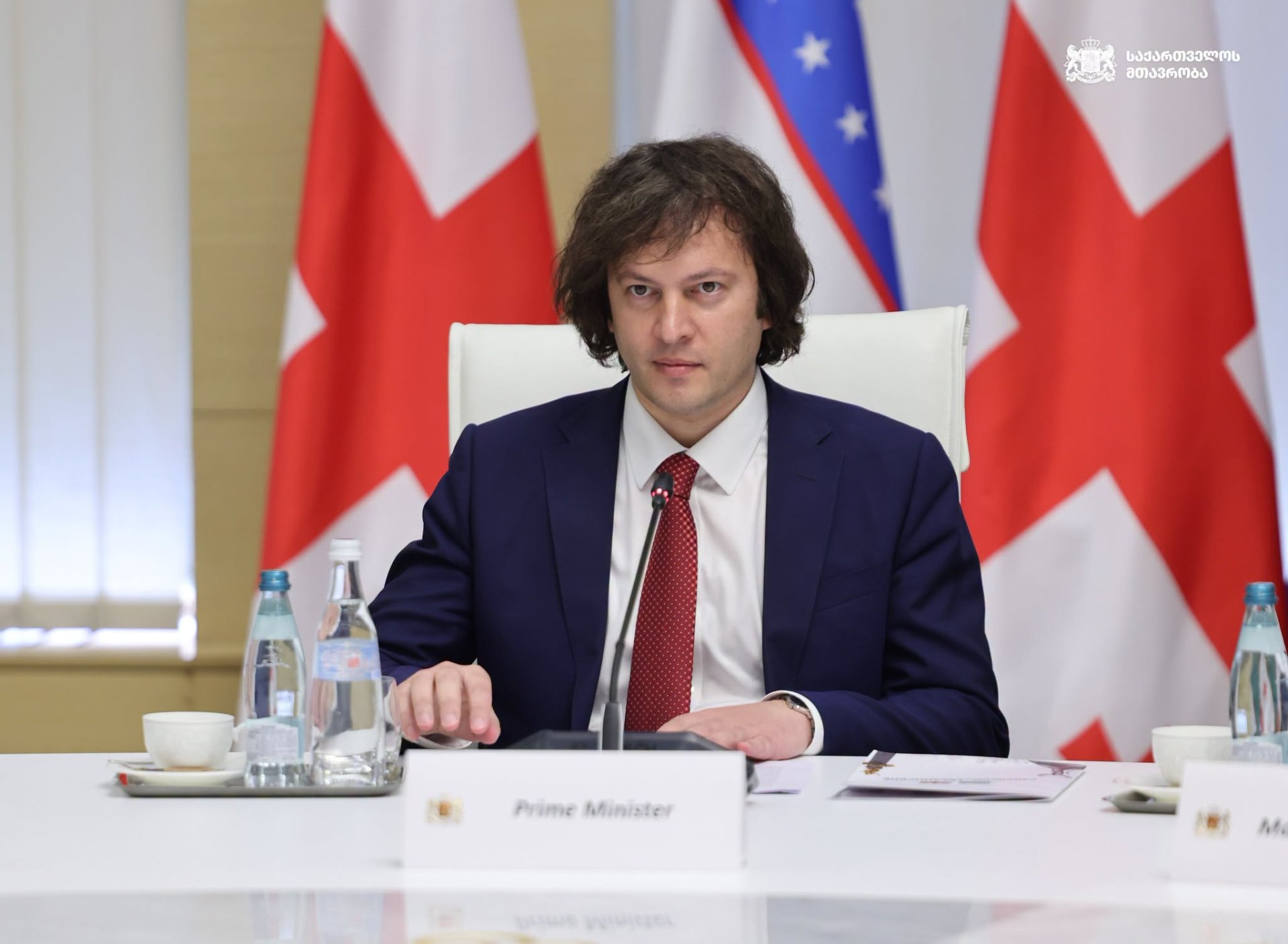 ირაკლი კობახიძე შავკატ მირზიოევს: ერთობლივი დეკლარაცია სტრატეგიული პარტნიორობის შესახებ ჩვენს ურთიერთობებს ახალ დონეზე აიყვანს, ჩვენი თანამშრომლობის გაძლიერება კიდევ უფრო გაზრდის რეგიონულ სავაჭრო ნაკადებს, ხელს შეუწყობს სატრანსპორტო დერეფნების გამყარებას და ფართო ეკონომიკურ ინტეგრაციას