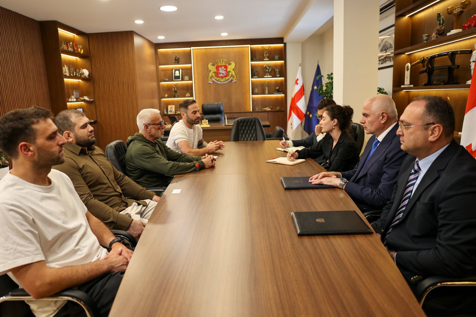 სპორტის მინისტრი  RAF-ის წარმომადგენლებს შეხვდა
