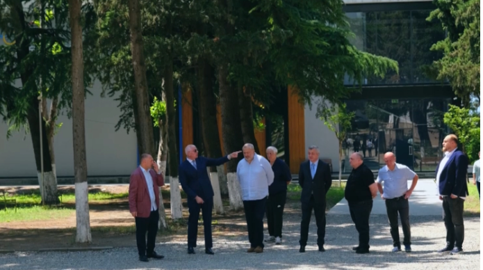 სპორტის მინისტრმა ოლიმპიური რეზერვების მზადების ეროვნულ ცენტრში ჩატარებული ინფრასტრუქტურული სამუშაოები დაათვალიერა