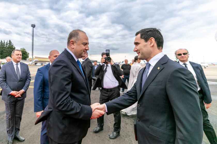 საქართველოს ოფიციალური ვიზიტით თურქმენეთის პრეზიდენტი სერდარ ბერდიმუჰამედოვი ეწვია