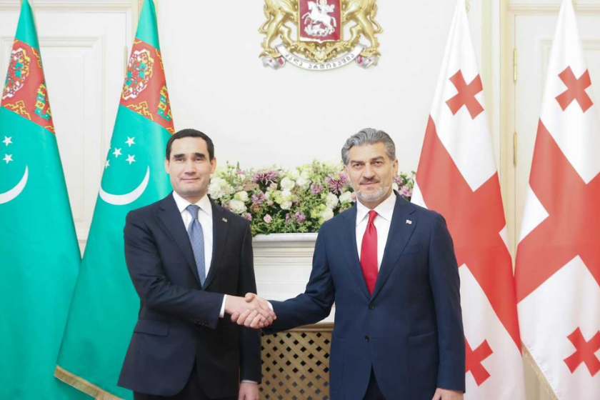 საქართველოს პრეზიდენტისა და თურქმენეთის პრეზიდენტის პირისპირ შეხვედრა