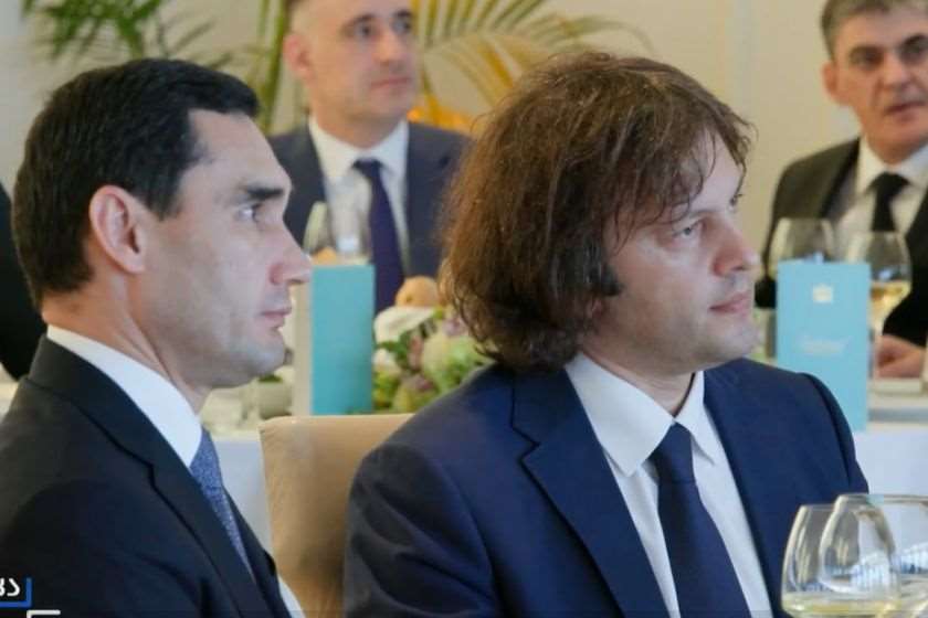 პრემიერ-მინისტრმა ირაკლი კობახიძემ, ოფიციალურ ვახშამზე თურქმენეთის პრეზიდენტს უმასპინძლა