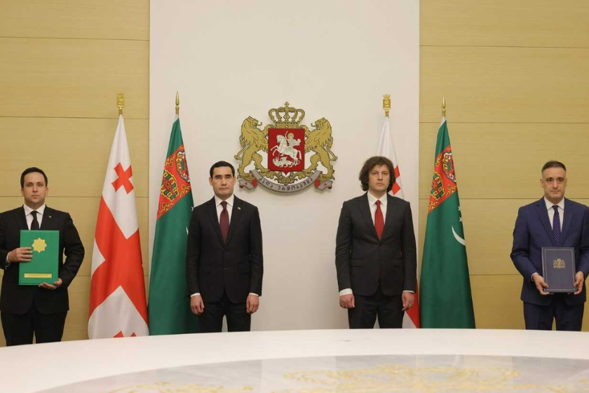 ეკონომიკისა და მდგრადი განვითარების მინისტრის მოადგილემ ვახტანგ ცინცაძემ საქართველოსა და თურქმენეთს შორის ეკონომიკური და ტექნოლოგიური თანამშრომლობის გაღრმავების მიზნით მემორანდუმს მოაწერა ხელი