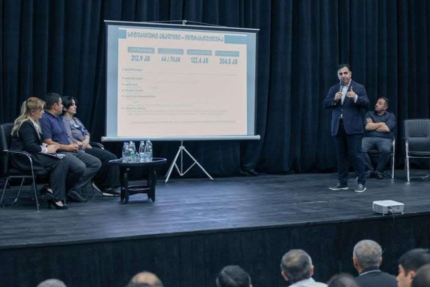 დმანისის მუნიციპალიტეტში გრძელვადიანი განვითარების სტრატეგიული დოკუმენტის საჯარო განხილვა გაიმართა