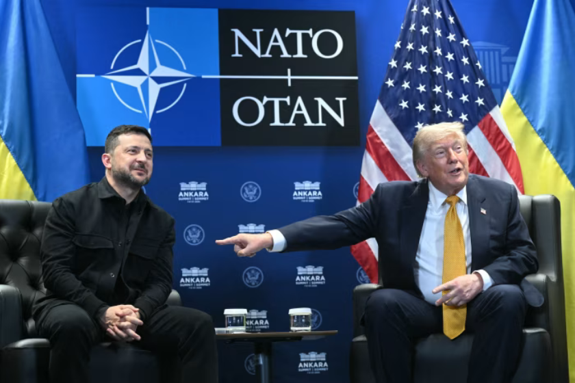 WSJ: უკრაინის ბრძოლის ველზე მიღწეული წარმატებებით მოხიბლული ტრამპი ზელენსკის მიმართ დამოკიდებულებას ცვლის