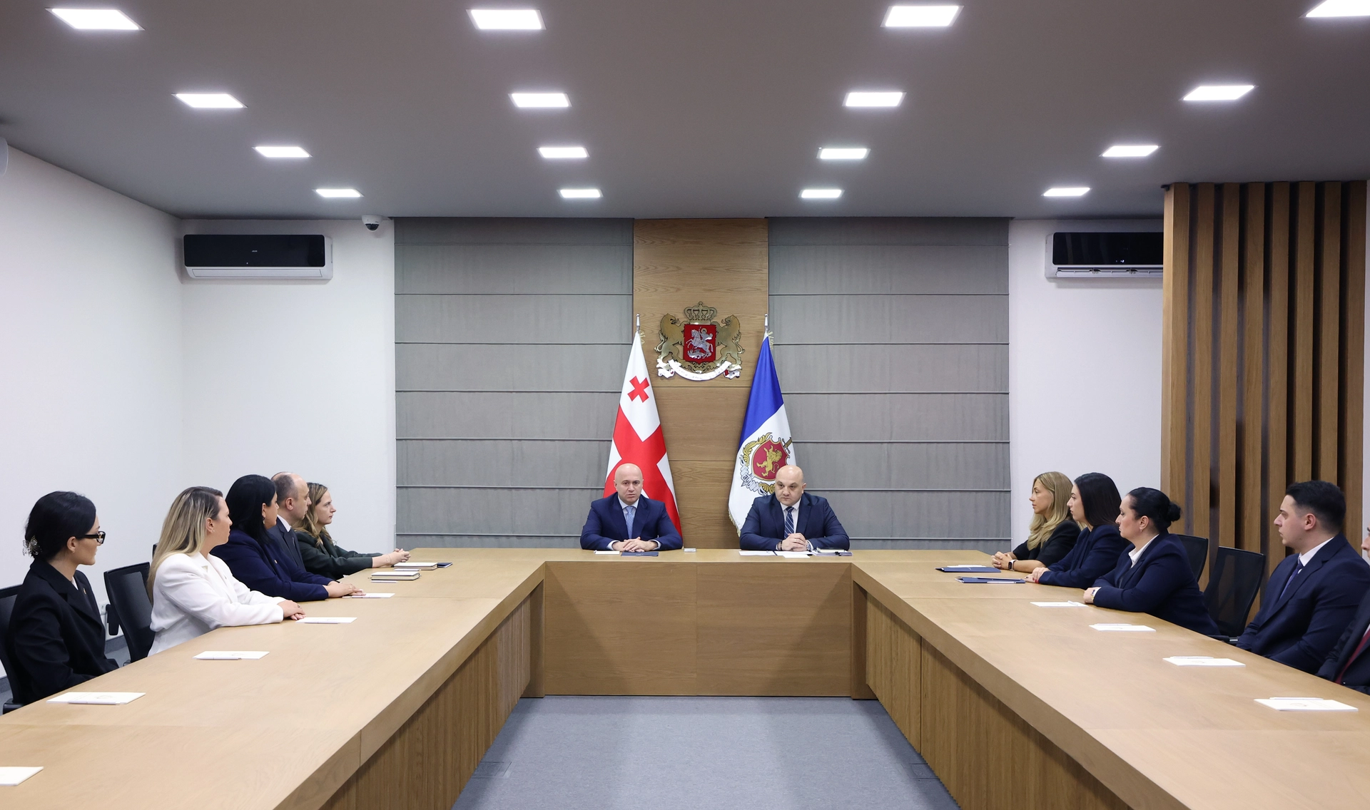 შინაგან საქმეთა მინისტრმა ადამიანის უფლებების დაცვისა და იურიდიული დეპარტამენტების თანამშრომლებთან სამუშაო შეხვედრა გამართა