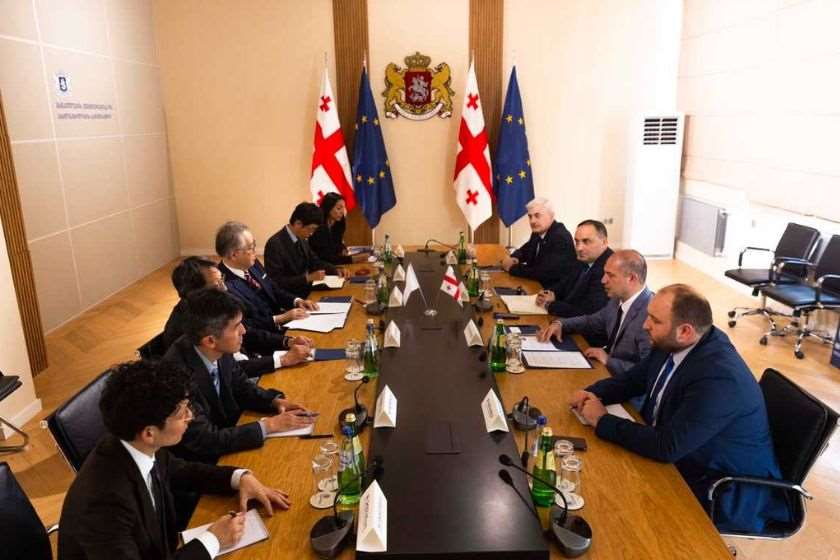 გივი მიქანაძემ საქართველოში იაპონიის საგანგებო და სრულუფლებიან ელჩს და ცუკუბას უნივერსიტეტის პრეზიდენტს უმასპინძლა