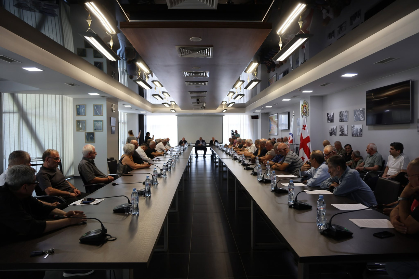 ვეტერანების საქმეთა სახელმწიფო სამსახურში გამართულ შეხვედრაზე, გიორგი ბარამიძის მიერ აფხაზეთის ომისა და ტყვეთა გაცვლის პროცესთან დაკავშირებით გაკეთებული ცილისმწამებლური განცხადება, ვეტერანებმა დაგმეს