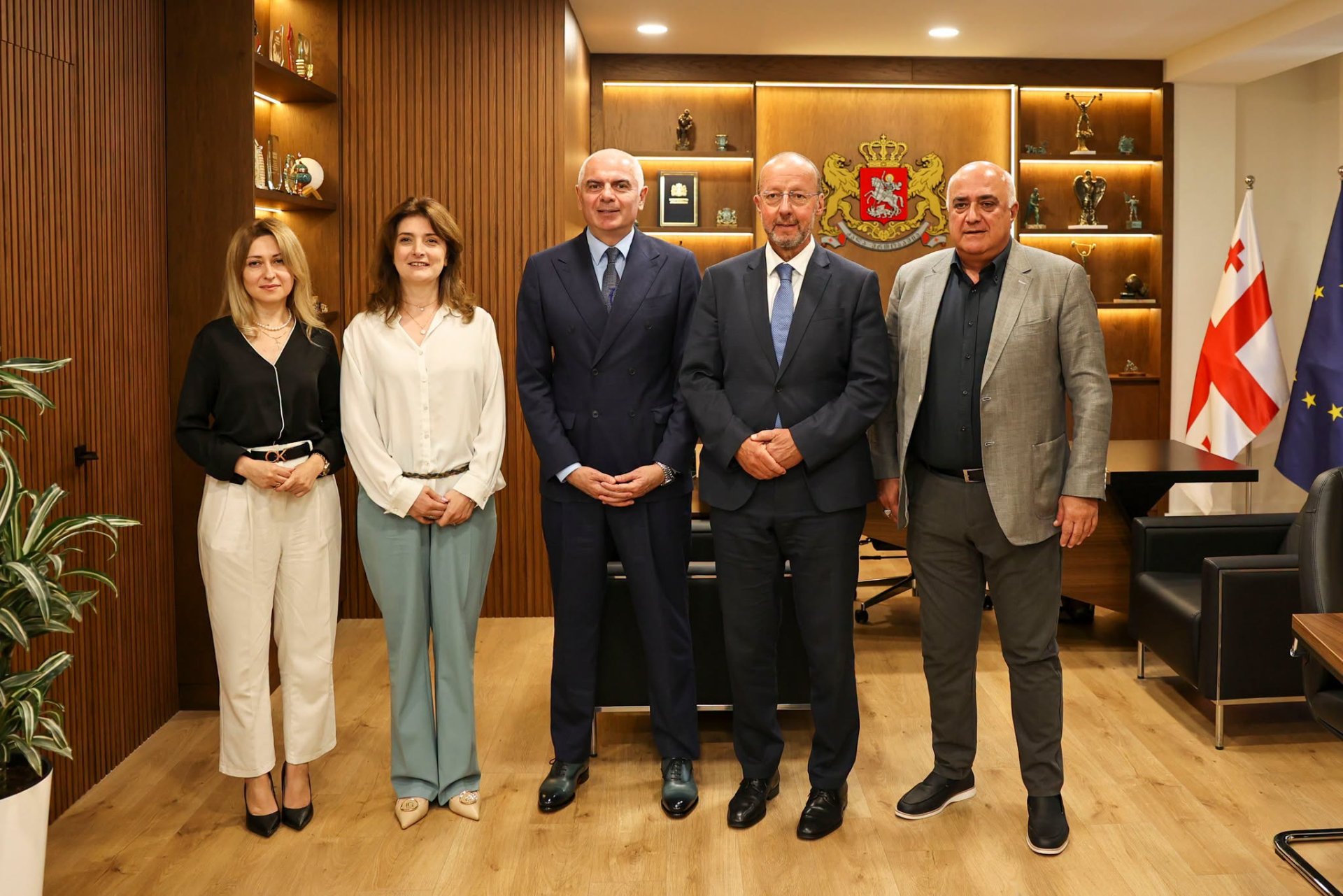 სპორტის მინისტრი ცენტრალური ევროპის ანტიდოპინგურ ორგანიზაციათა გაერთიანების დირექტორთა საბჭოს თავმჯდომარეს შეხვდა