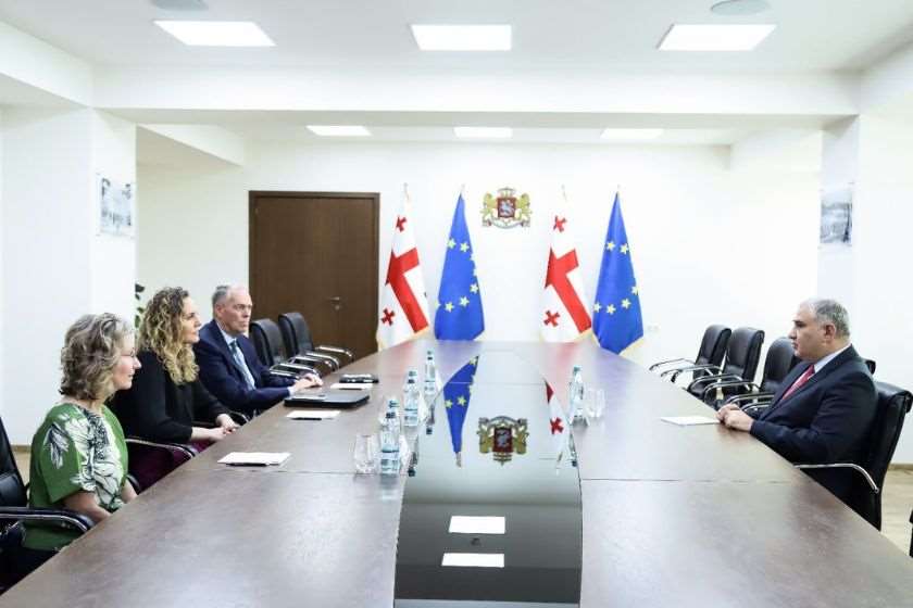 მიხეილ სარჯველაძე „სტრილინგის ფონდის“ ახლო აღმოსავლეთისა და ევროპის დირექტორს შეხვდა