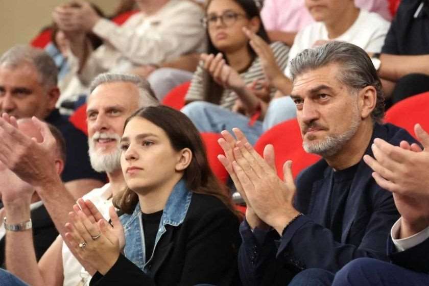 მიხეილ ყაველაშვილი საქართველო-მონტენეგროს საკალათბურთო მატჩს დაესწრო და ეროვნულ ნაკრებს მოპოვებული წარმატება მიულოცა