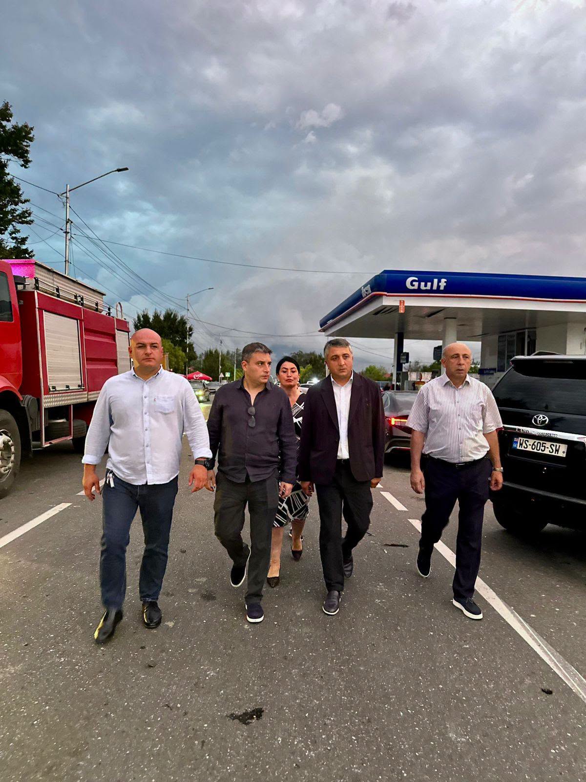 ზუგდიდში გაზგასამართ პუნქტთან არსებულ ვითარებას ზუგდიდის მერი გაეცნო