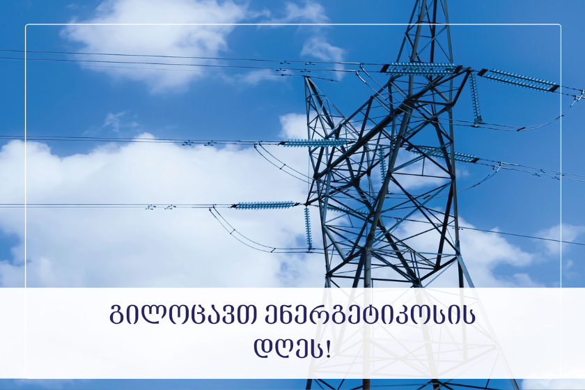 დავით ნარმანია ენერგეტიკოსებს პროფესიულ დღეს ულოცავს