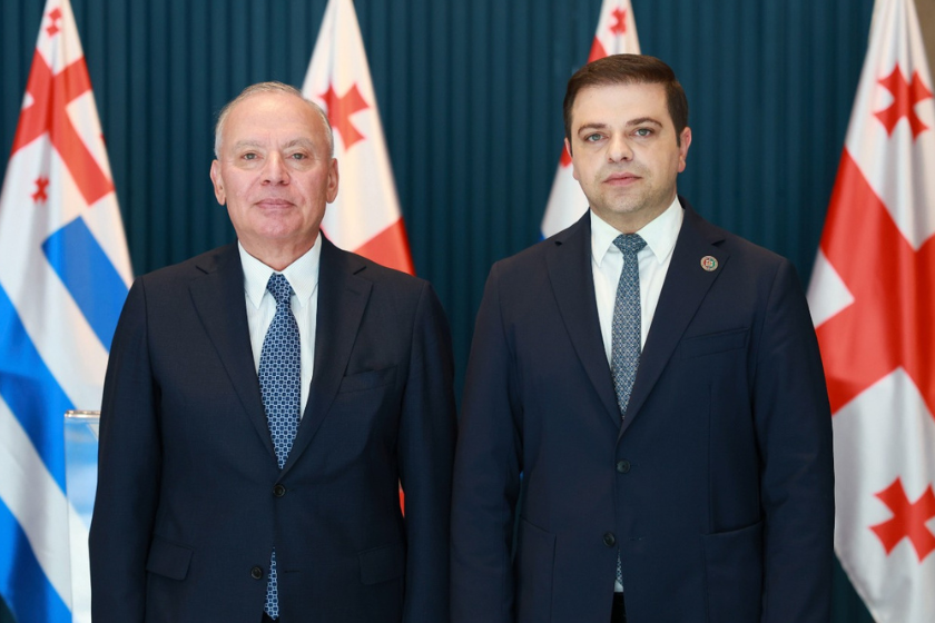 აჭარის უმაღლესი საბჭოს თავმჯდომარე ცოტნე ანანიძე, აზერბაიჯანის საკონსტიტუციო სასამართლოს თავმჯდომარეს ფარჰად აბდულაევს შეხვდა 
