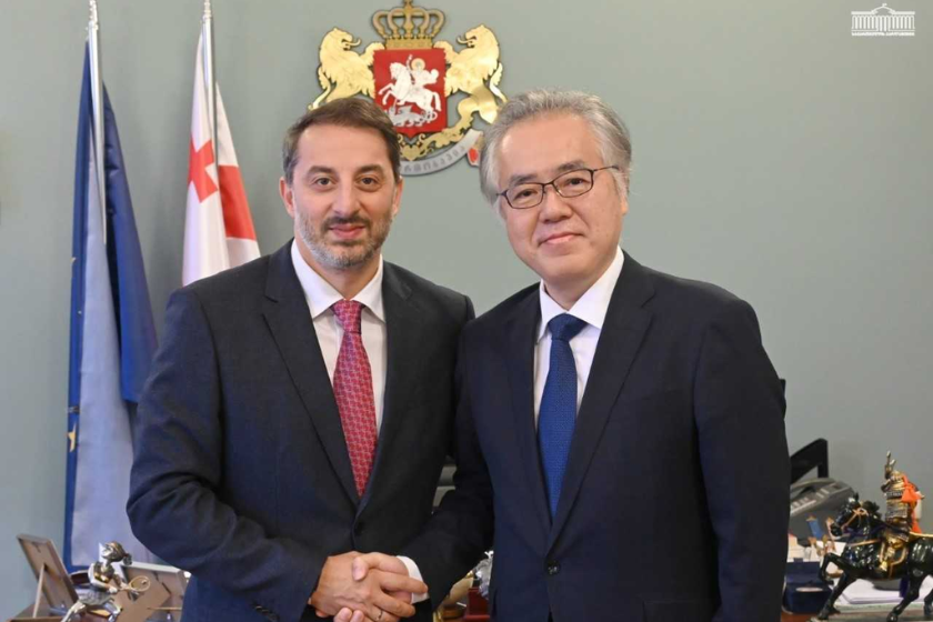 ირაკლი მეზურნიშვილი იაპონიის ელჩს შეხვდა