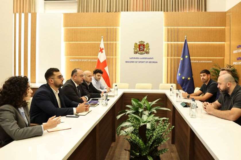 სპორტის მინისტრის მოადგილე ჰოკეის განვითარების ევროპის კომიტეტის გენერალურ დირექტორს შეხვდა