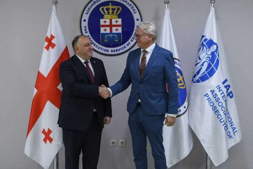 გენერალური პროკურორი გიორგი გვარაკიძე პროკურორთა საერთაშორისო ასოციაციის (IAP) გენერალურ მდივანს როელ დონას შეხვდა