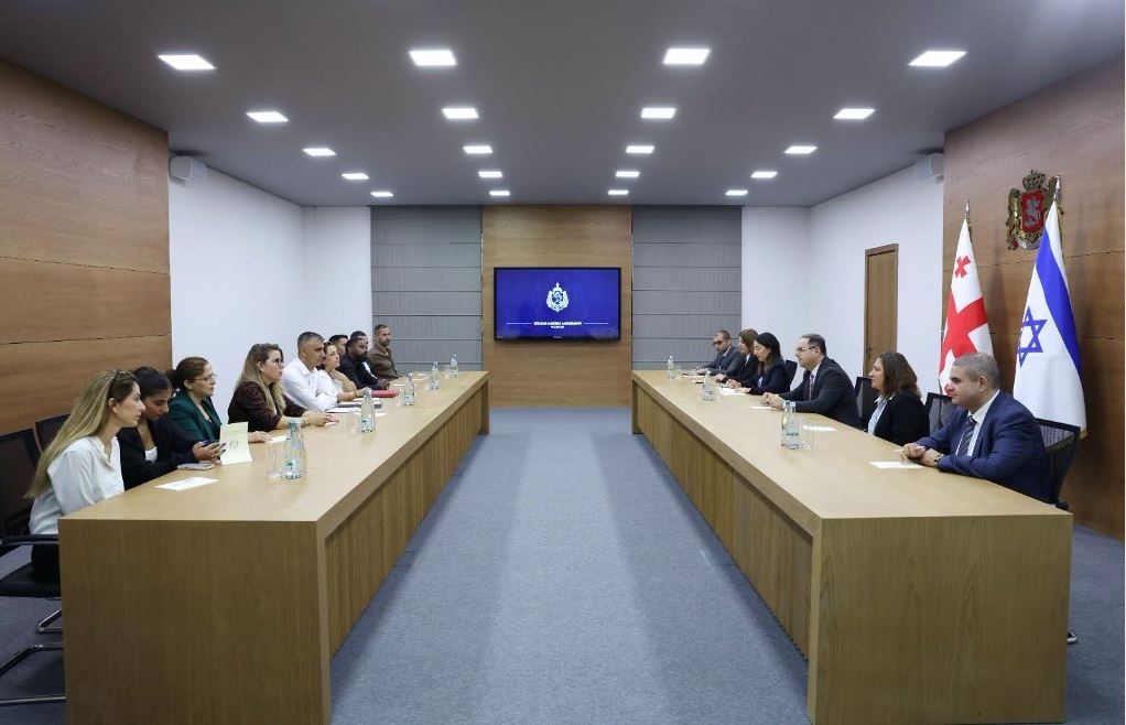 საქართველოს შინაგან საქმეთა სამინისტროს სამუშაო ვიზიტით ისრაელის პოლიციის დელეგაცია ეწვია