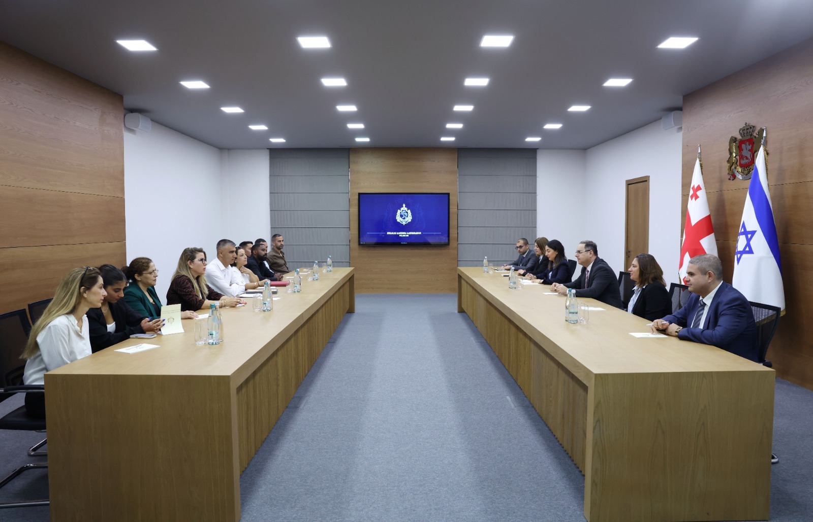 საქართველოს შინაგან საქმეთა სამინისტროს სამუშაო ვიზიტით ისრაელის პოლიციის დელეგაცია ეწვია