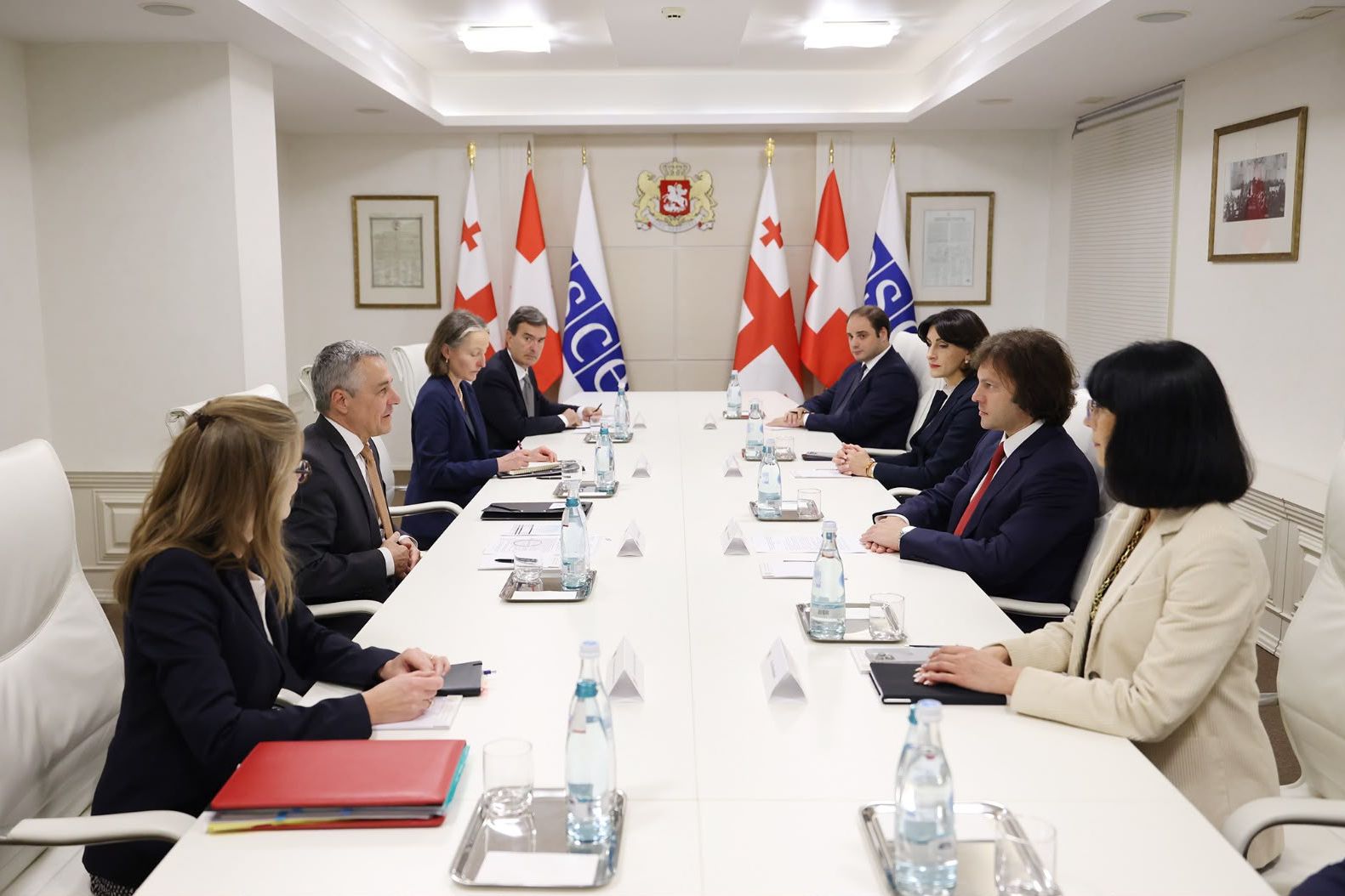 ირაკლი კობახიძე: ეუთოს მოქმედ თავმჯდომარესთან შეხვედრაზე განვიხილეთ საქართველოსა და ეუთოს შორის თანამშრომლობის საკითხები, განსაკუთრებული ყურადღება გავამახვილეთ დიალოგის გაღრმავებასა და რეგიონული სტაბილურობის ხელშეწყობაზე