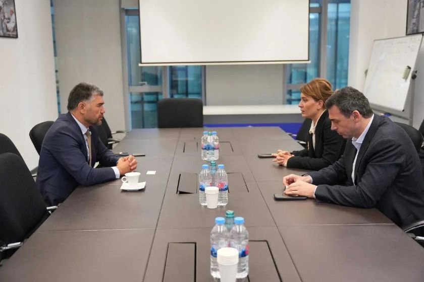 ეკონომიკისა და მდგრადი განვითარების მინისტრის მოადგილე თამარ იოსელიანი TRACECA - ს ახალ გენერალურ მდივანს ჟასურბეკ ჩორიევს შეხვდა