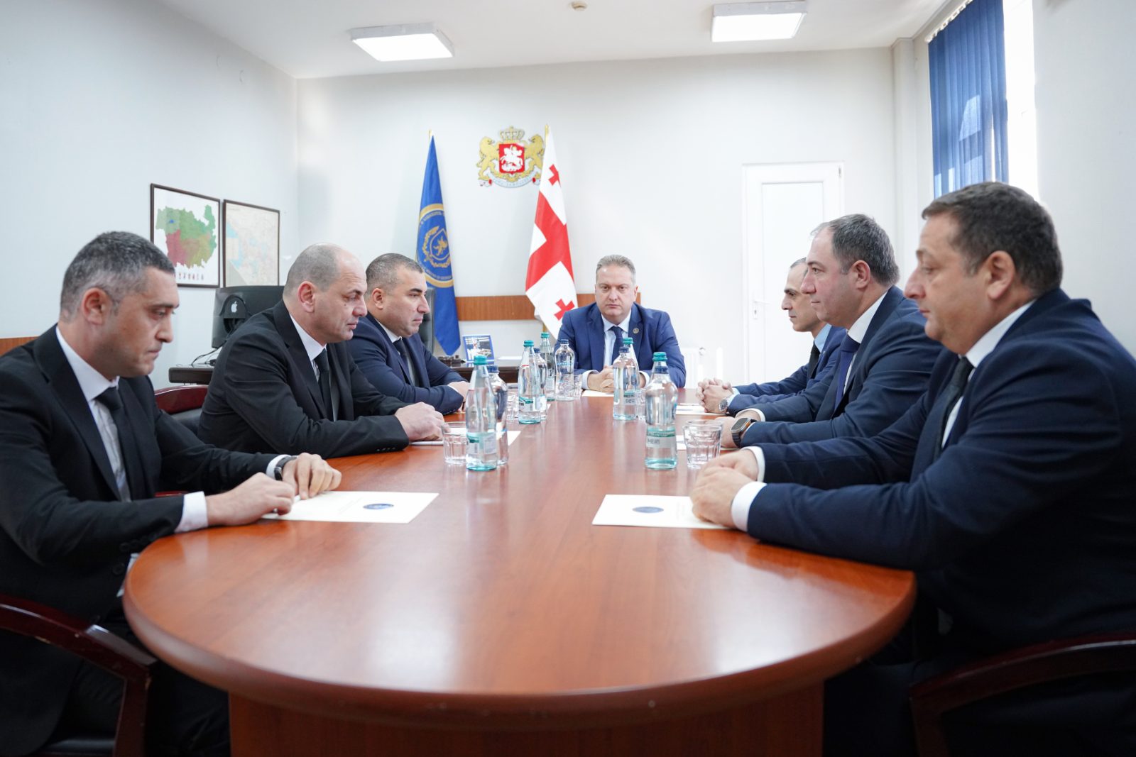 მერაბ გამყრელიძე ქვემო ქართლისა და მცხეთა-მთიანეთის რეგიონული დანაყოფების ხელმძღვანელებსა და თანამშრომლებს შეხვდა